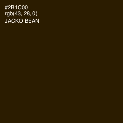 #2B1C00 - Jacko Bean Color Image